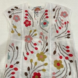 Johnny Was beautiful embroidered spring and summer top